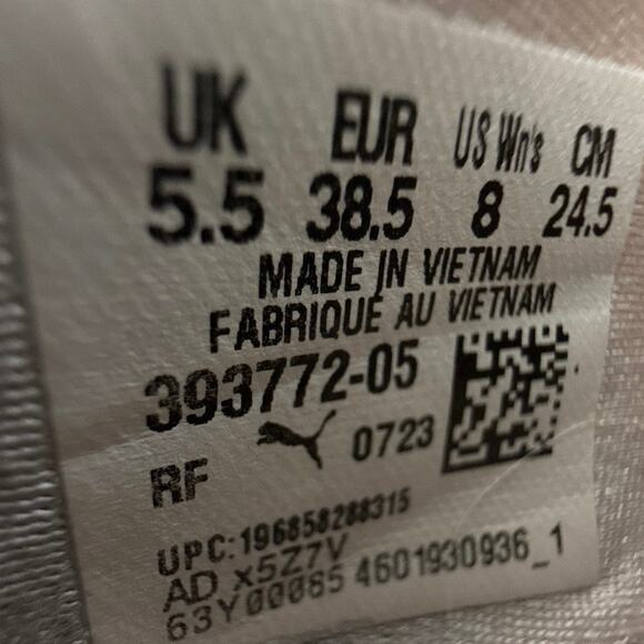 PUMA RS-X Soft Women's Pink Low Top Lace Up Athletic Running Sneakers Shoes Sz 8 - Picture 9 of 10